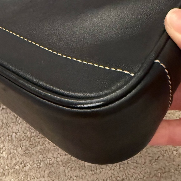 Coach y2k Black Demi Leather Shoulder Bag - Picture 7 of 10